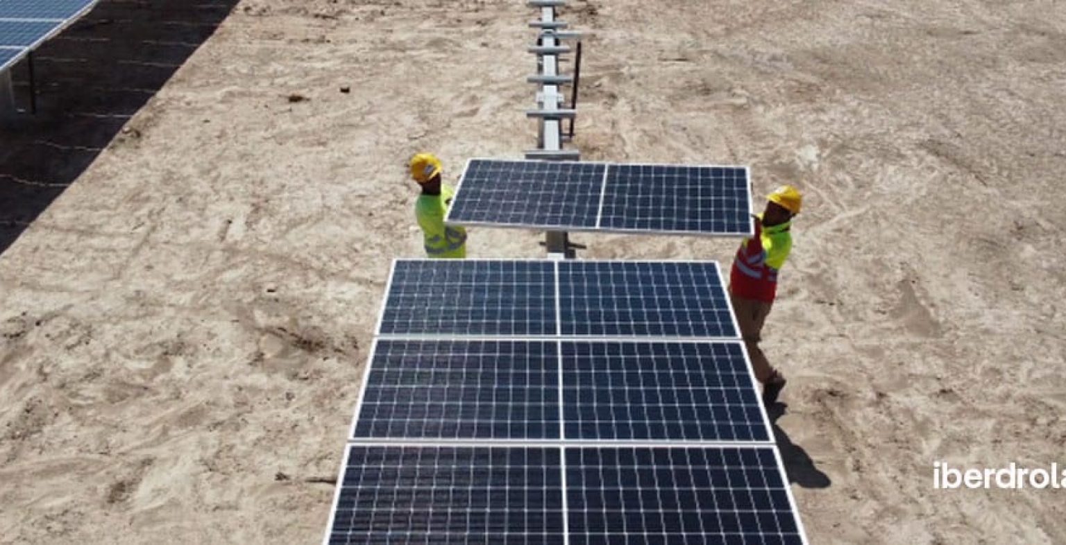 Iberdrola energias renovables- construcción de uno de sus mayores proyectos fotovoltaicos de España